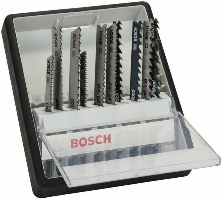 

Набор пилок для лобзика Bosch 2607010540, Набор Robust Line 10шт