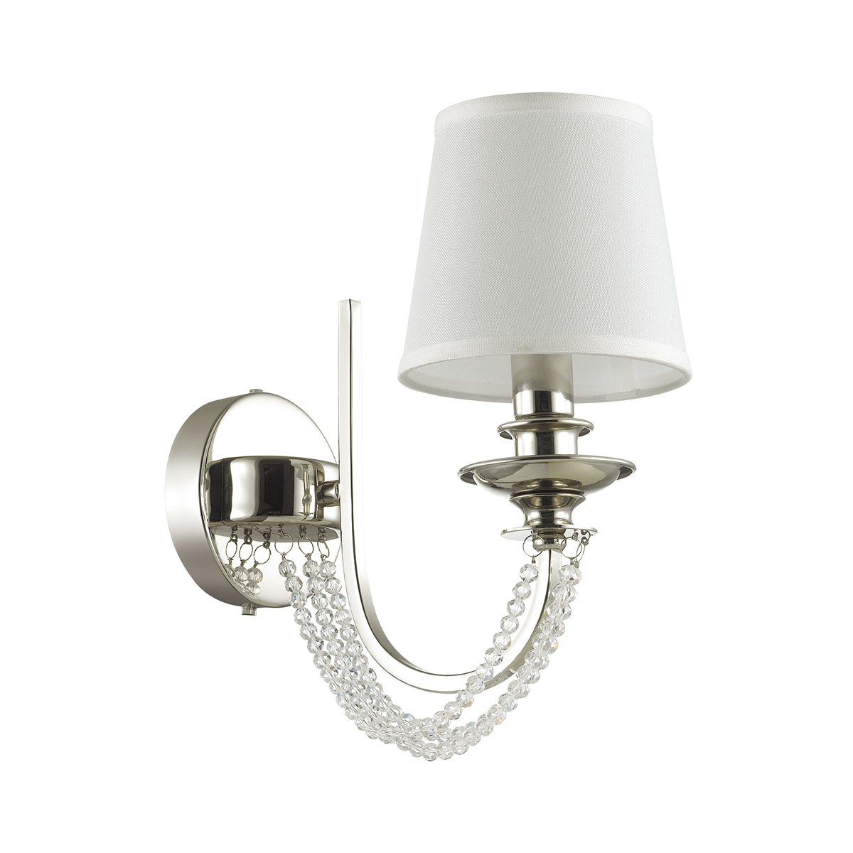 

Бра Odeon Light 4182/1W хром/хрусталь/белый Бра Е27 1*60W LIRIA, 4182/1W хром/хрусталь/белый Бра Е27 1*60W LIRIA