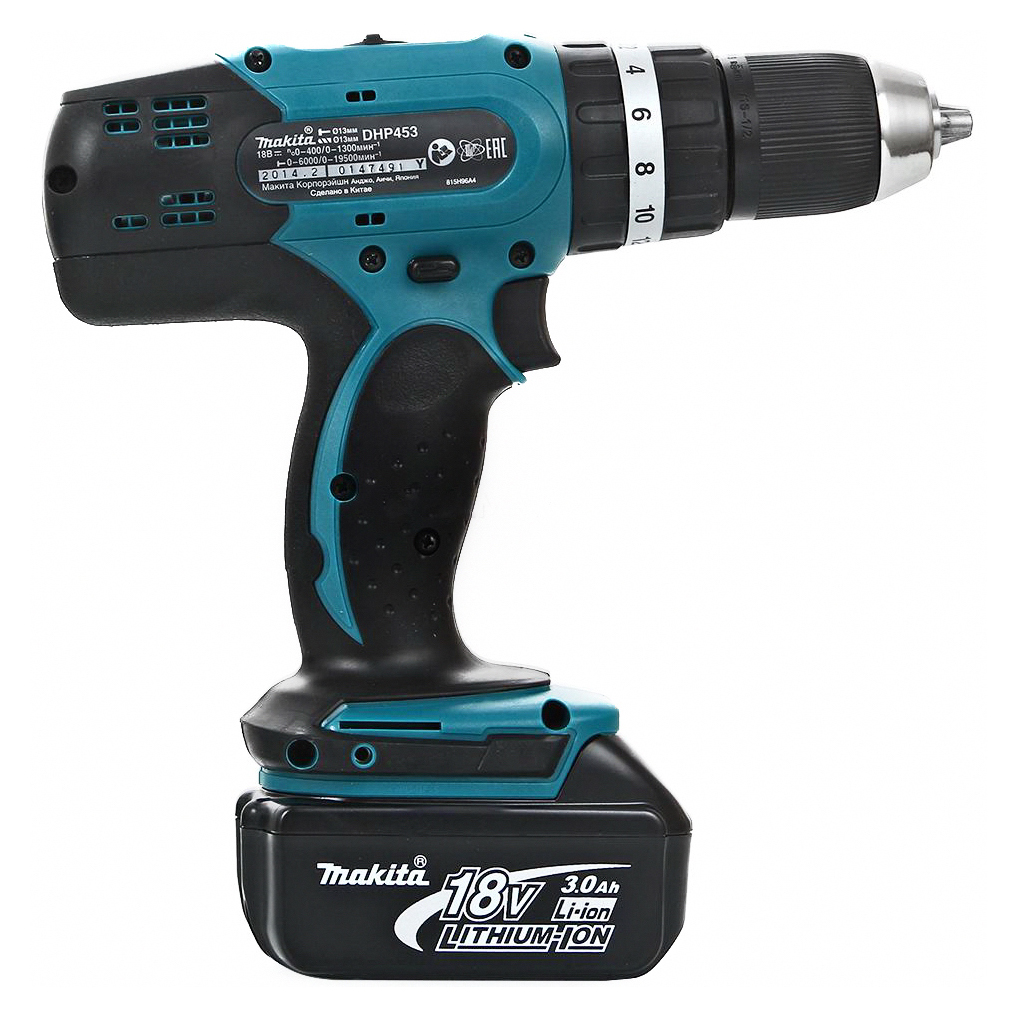 

Дрель-шуруповерт Makita DHP453RFE, DHP453RFE
