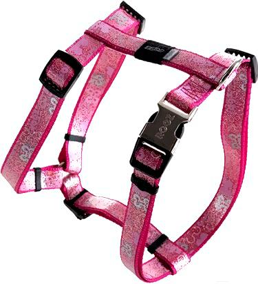 

Ошейник, поводок, намордник Rogz Lapz Tuigje Pink Bones M 16мм, Lapz Tuigje Pink Bones M 16мм