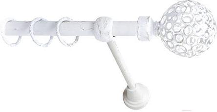 

Карниз Lm Decor Ажур 095 1р гладкий 4м белое золото, Ажур 095 1р гладкий 16мм 4.0м