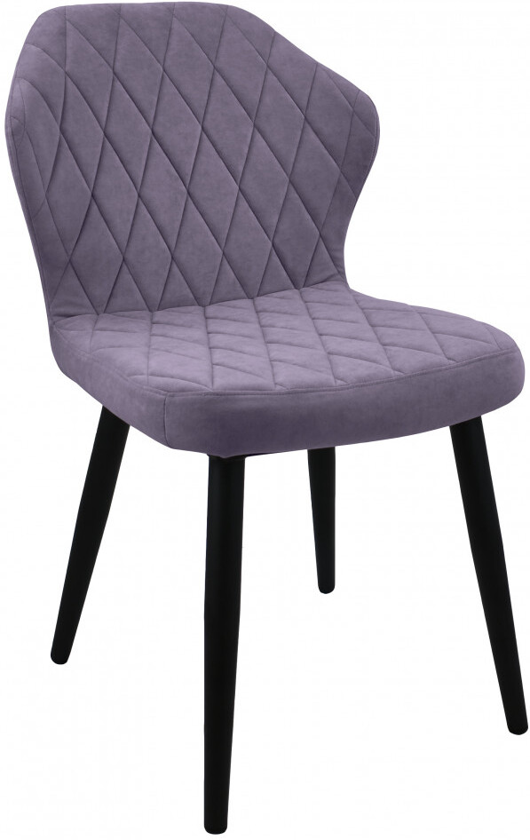 

Стул Гальваник Бергамо Catania Lavender/черный муар