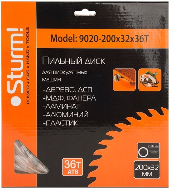 

Диск пильный Sturm 9020-200-32-36T