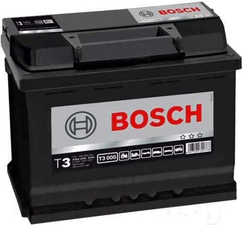

Автомобильный аккумулятор Bosch T3 005 / 0092T30050 (55 А/ч), Аккумулятор Bosch T3 005 555064042 55 А/ч 0092T30050