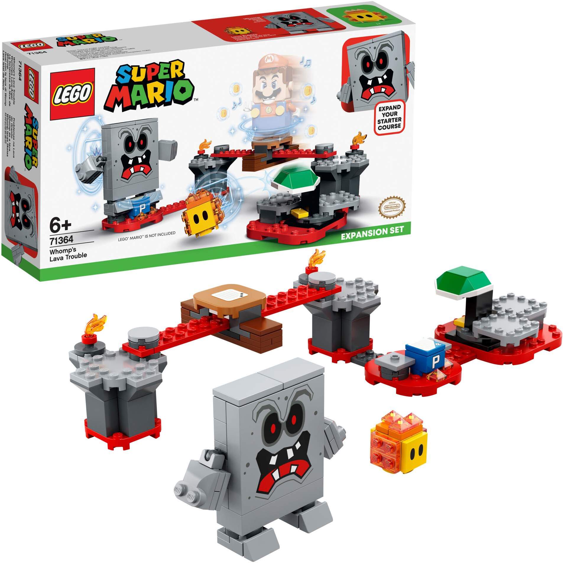 

Конструктор LEGO SUPER MARIO Неприятности в крепости Вомпа [71364], Конструктор LEGO SUPER MARIO Неприятности в крепости Вомпа 71364