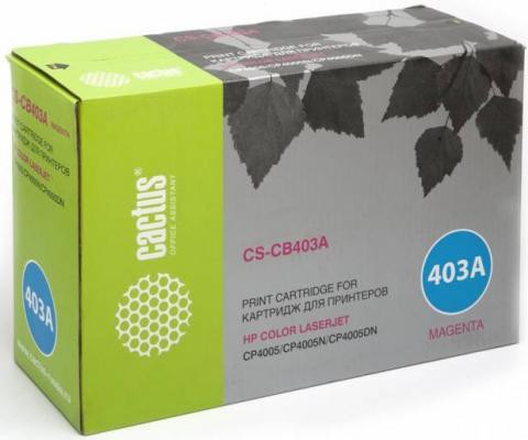 

Картридж лазерный CACTUS CS-CB403AR CB403A пурпурный