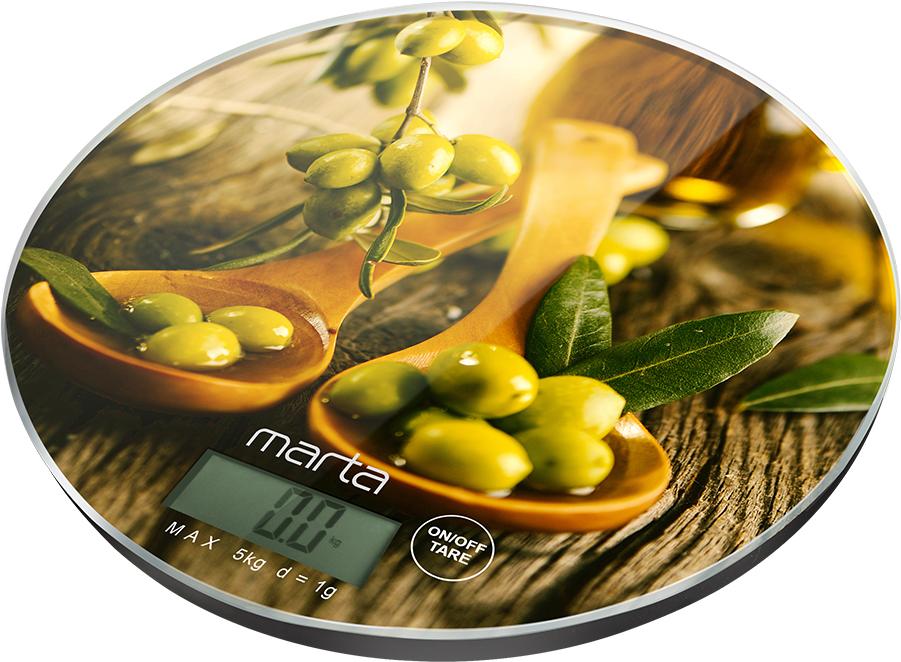 

Кухонные весы Marta MT-1640 олива, MT-1640