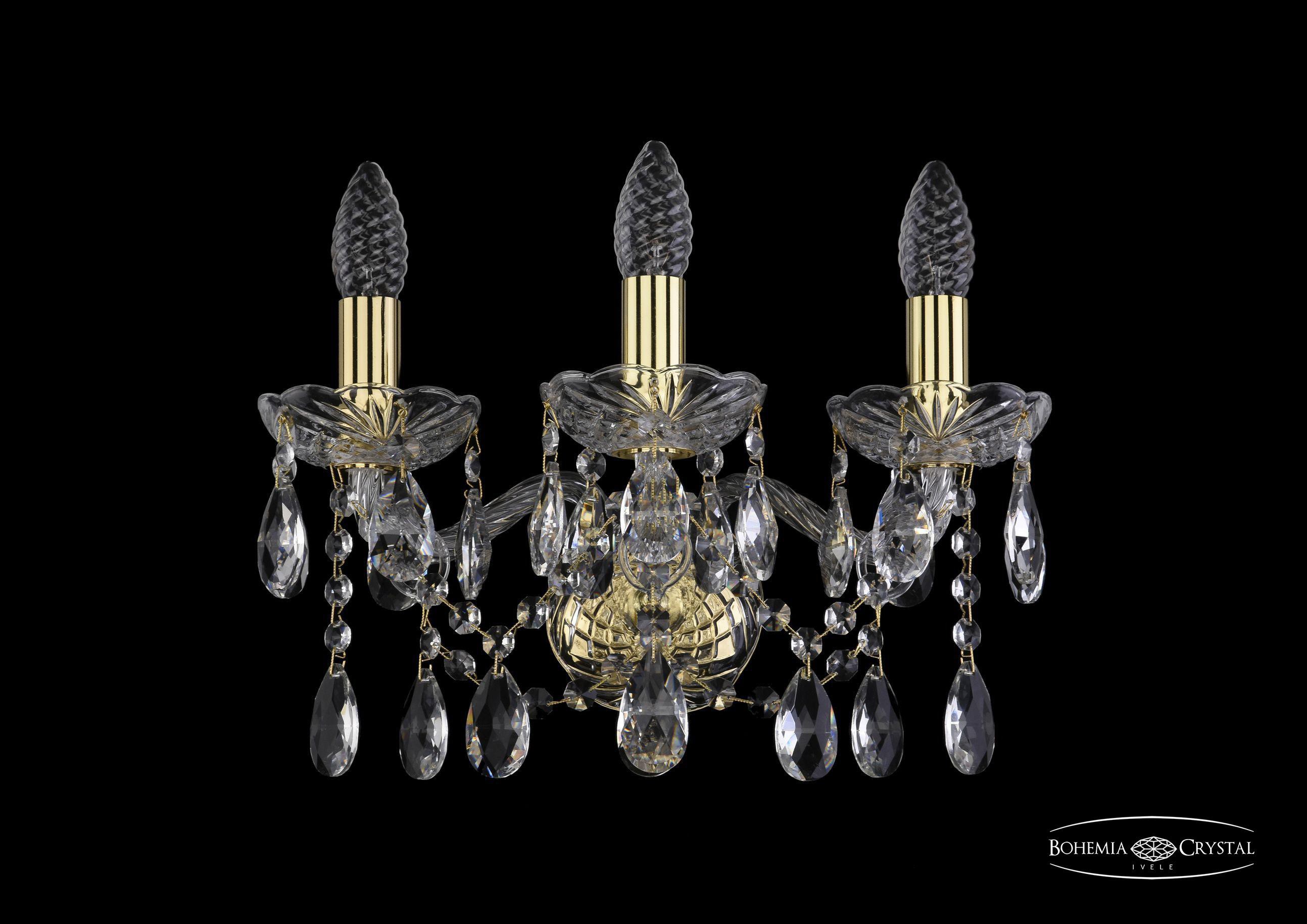 

Подвесная люстра Bohemia Ivele Crystal 1413B/3/141/G, Бра Bohemia Ivele Crystal 1413B/3/141/G