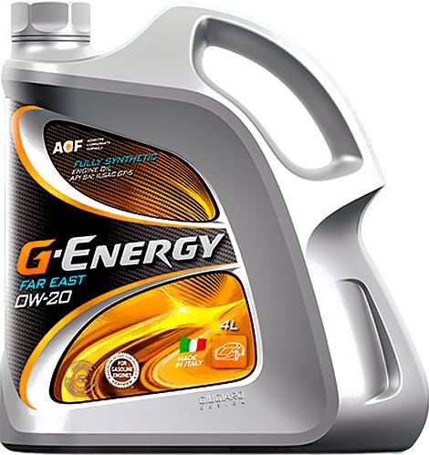 

Моторное масло G-energy Far East API SN 0W20 4л [253142003], Far East API SN 0W20 4л