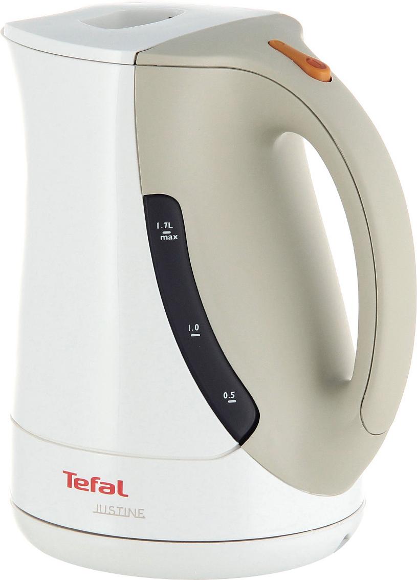 

Электрочайник Tefal BF560140 Justine белый/бежевый, BF560140 Justine