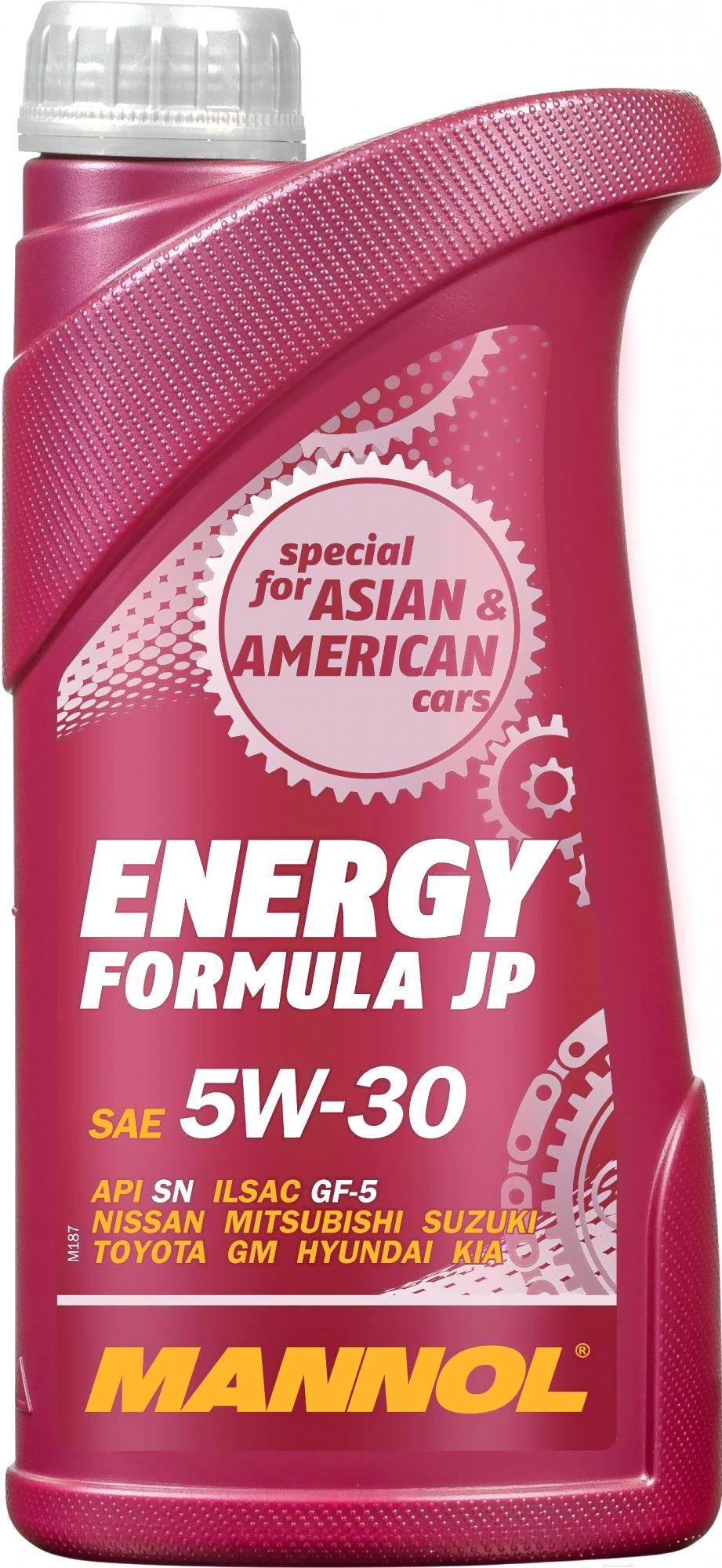 

Моторное масло Mannol Energy Formula JP 5W30 API SN 1л [MN7914-1], Моторное масло Mannol Energy Formula JP 5W30 API SN 1л MN7914-1