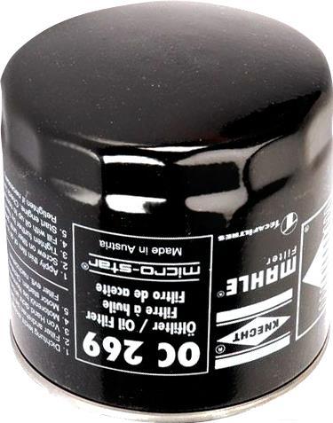 

Фильтр масляной Knecht/Mahle OC269, OC269