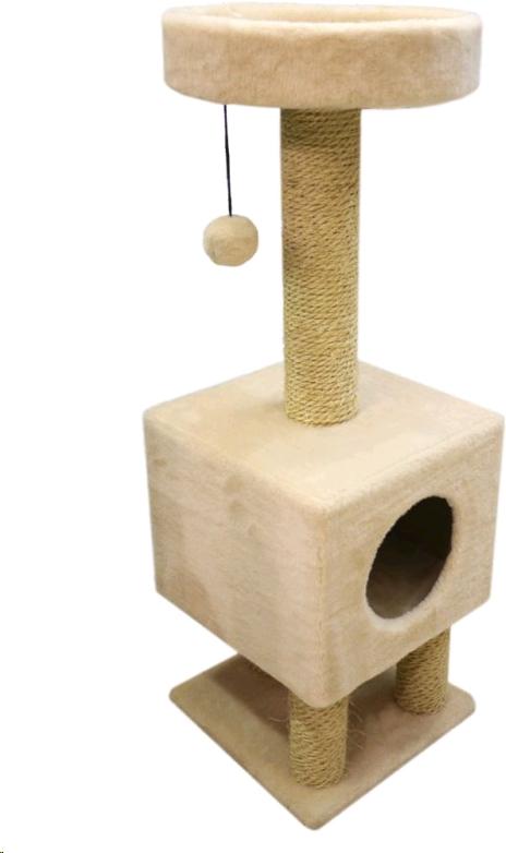 

Когтеточка Cat House Комплекс для кошек На ножках 1.05 джут бежевый