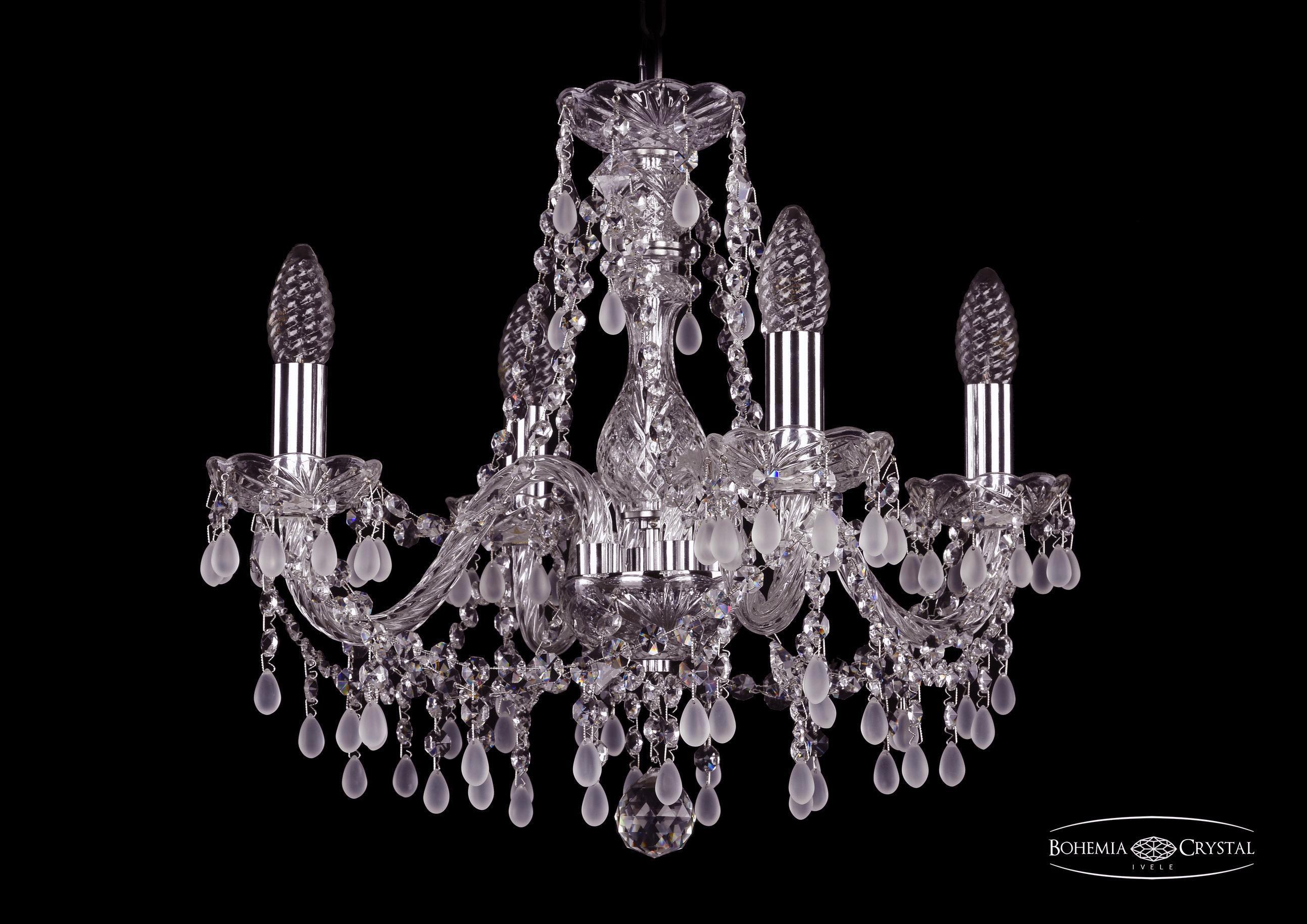 

Подвесная люстра Bohemia Ivele Crystal 1410/4/160/Ni/V0300