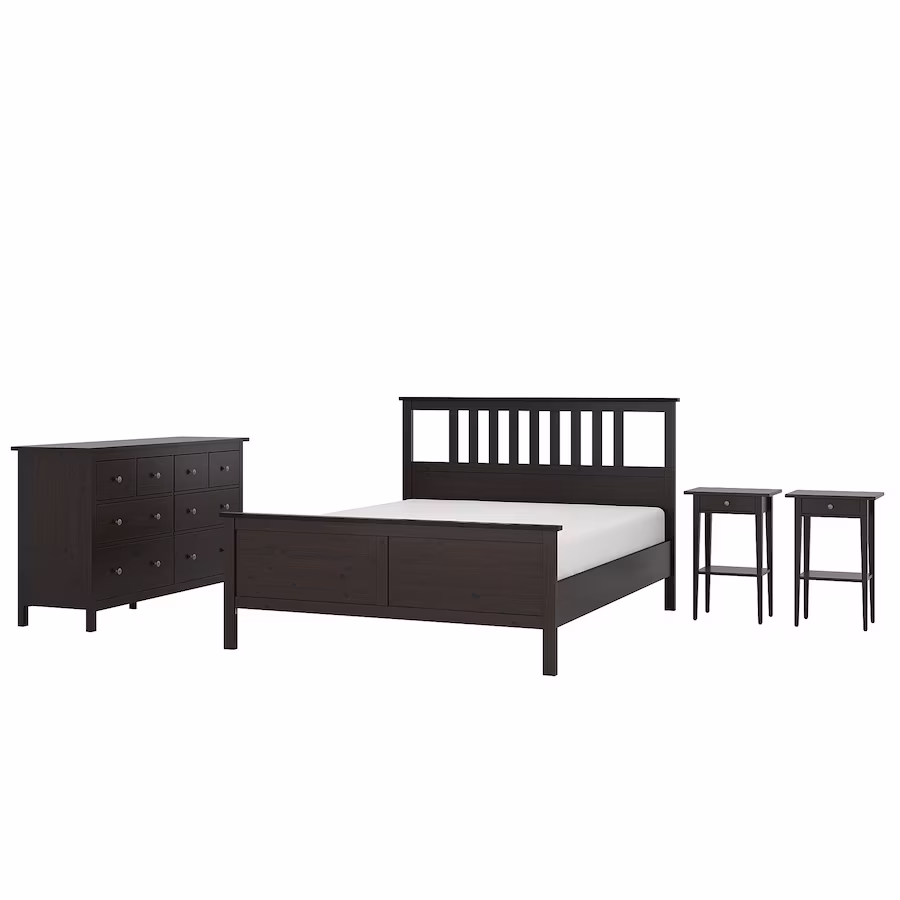 

Спальня Ikea Хемнэс черно-коричневый [494.879.62], Хемнэс
