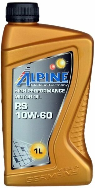 

Моторное масло Alpine RS 10W60 1л [0100201], Моторное масло Alpine RS 10W60 1л 0100201