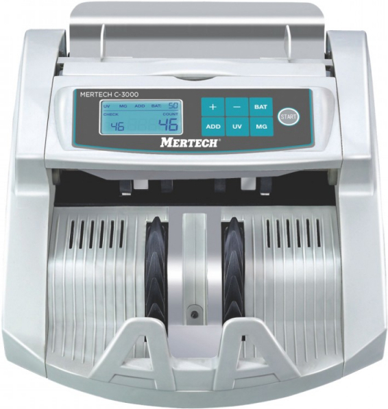 

Счетчик банкнот Mertech C-3000 белый (5517)