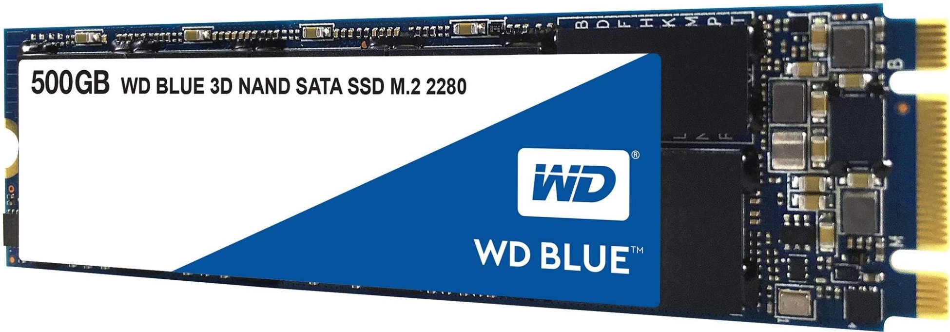 

SSD-диск Western Digital M.2 2280 500GB 3D TLC Blue [WDS500G2B0B], SSD диск WD WDS500G2B0B