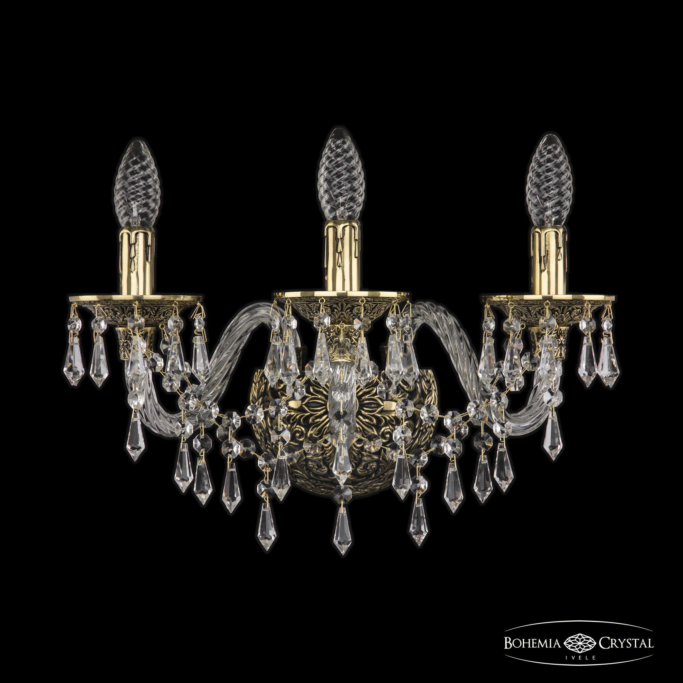 

Бра Bohemia Ivele Crystal хрустальная [16103B/3/165 GB], 16103B/3/165 GB