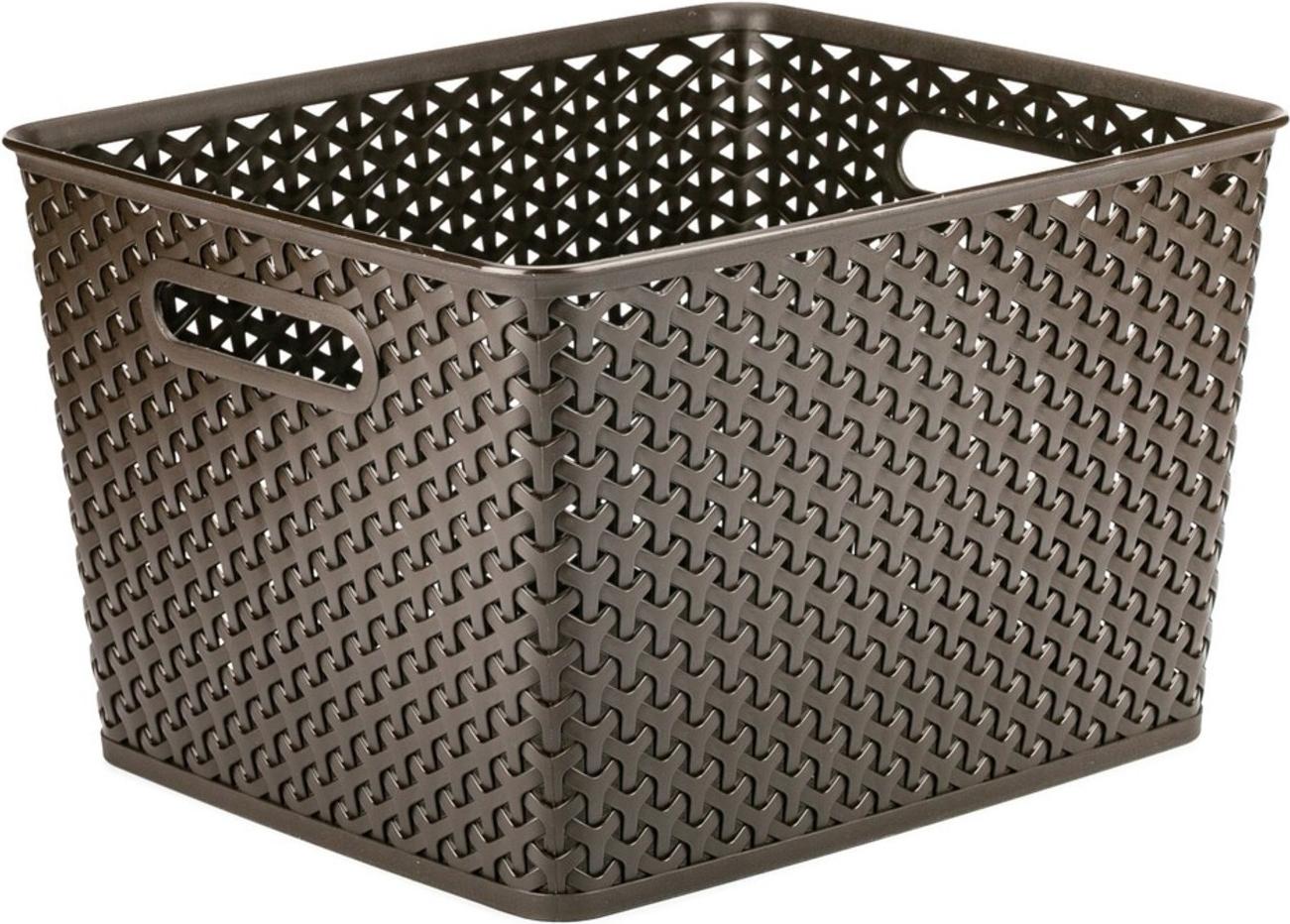 

Корзина для хранения Curver My Style Box L коричневый [03612-210-00], Корзина Curver My Style Box L 03612-210-00 коричневый