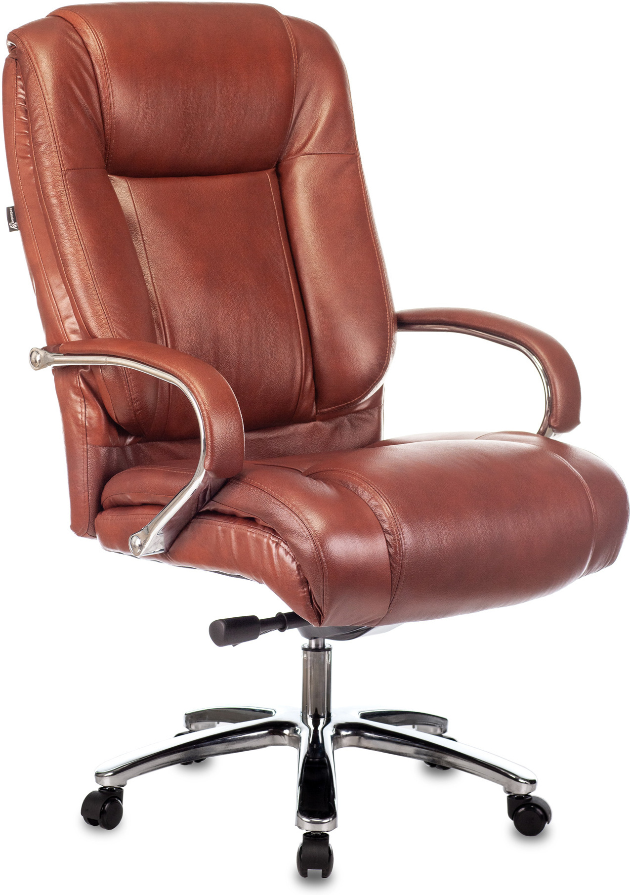 

Офисное кресло Бюрократ Leather Eichel кожа крестовина хром светло-коричневый [T-9925SL/CHOKOLATE], Офисное кресло Бюрократ Leather Eichel кожа крестовина хром T-9925SL/CHOKOLATE светло-коричневый