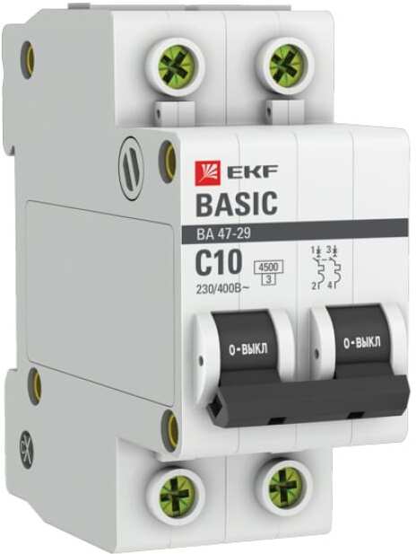 

Выключатель нагрузки EKF mcb4729-2-10C