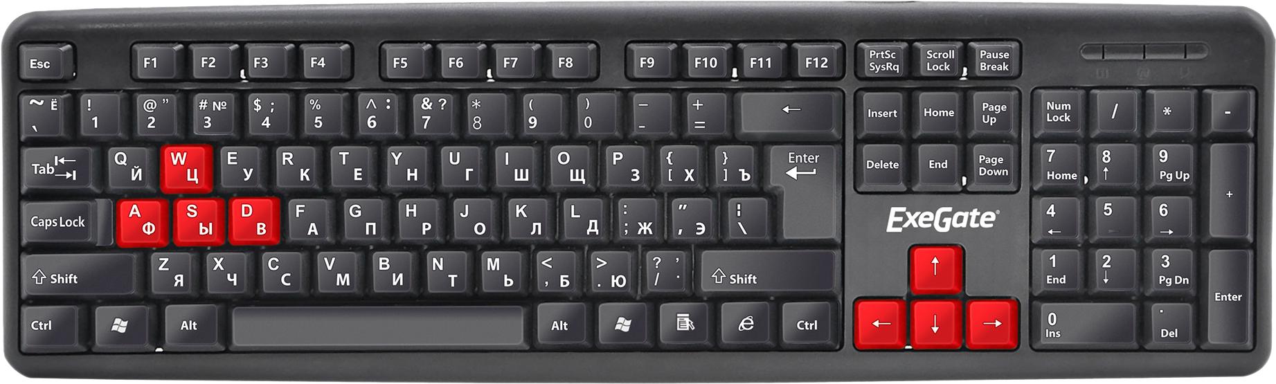 

Клавиатура ExeGate LY-403 Black [264080], LY-403
