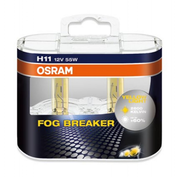

Комплект автомобильных ламп Osram H11 64211FBR-DUOBOX, H11 64211FBR-DUOBOX