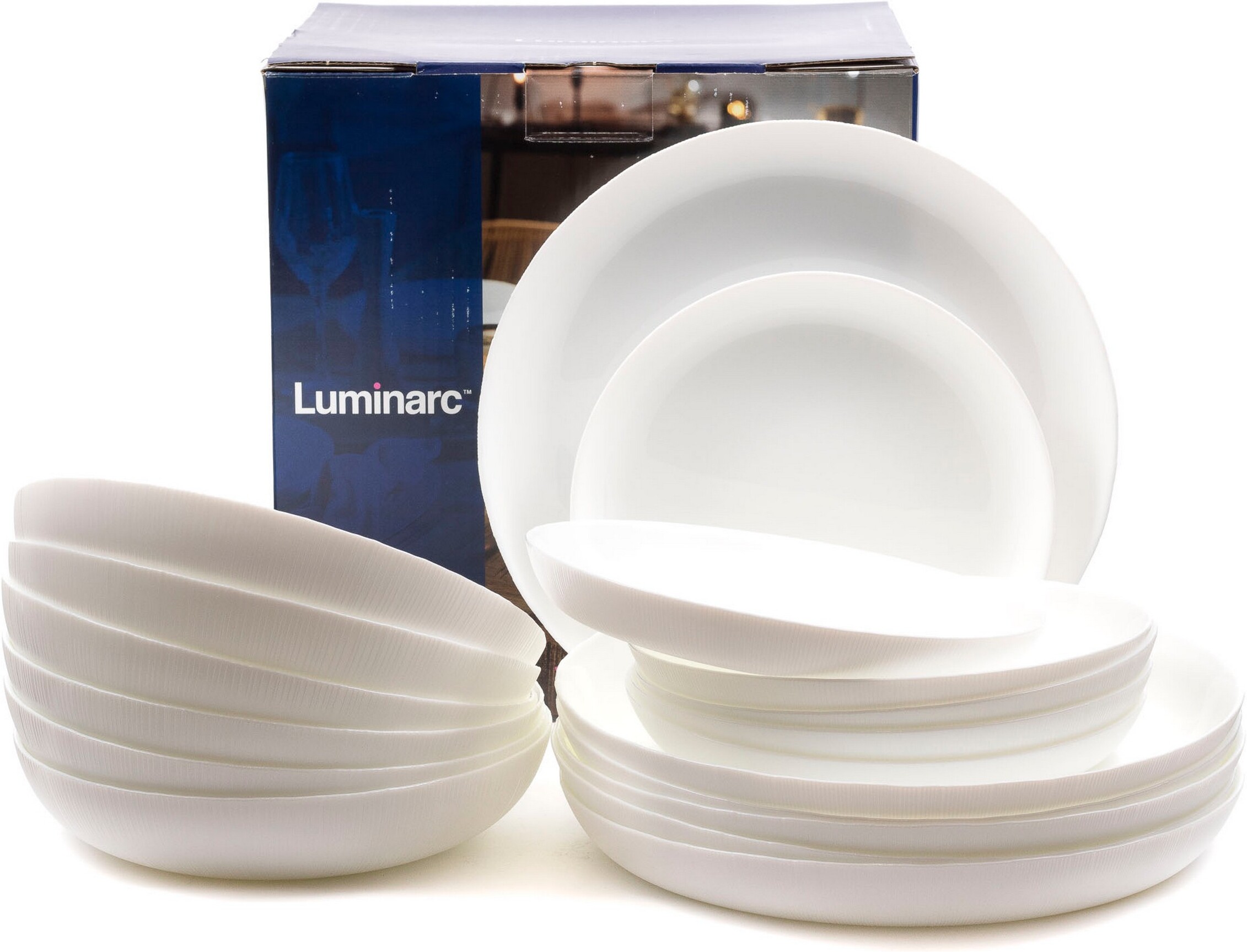 

Набор тарелок Luminarc Diwali Structure Lines Q4405