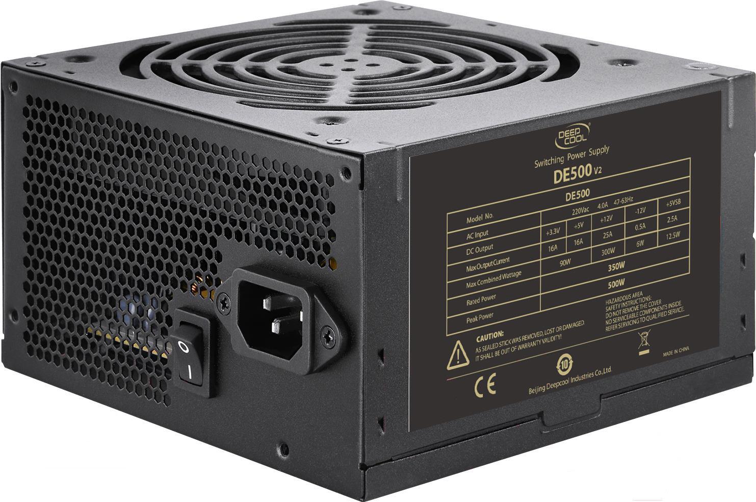 

Блок питания DeepCool DE600 V2 [DP-DE600US-PH], Блок питания DeepCool DE600 v2 DP-DE600US-PH 600W