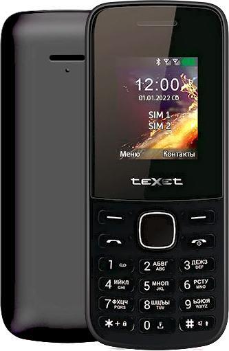 

Мобильный телефон TeXet 117-TM черный (24428)