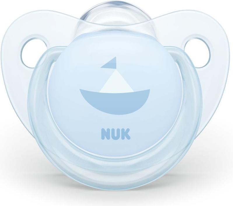 

Пустышка NUK Baby Blue Ортодонтической формы силикон, р.2 [10736358], Пустышка NUK Baby Blue Ортодонтическая форма силикон, р.2 10736358