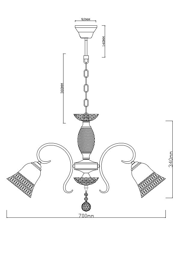 

Люстра J-Light Sonya 2070/8 Chrome [4610019166046], Sonya 2070/8