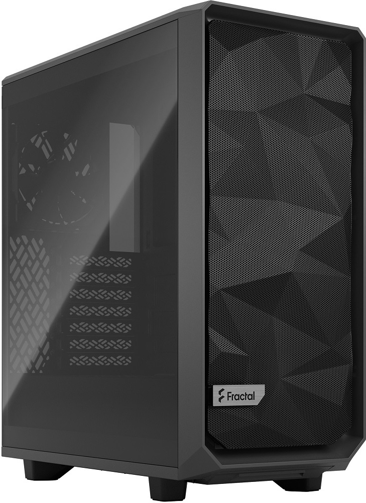 

Корпус для компьютера Fractal Design ATX Без БП Meshify 2 Compact [FD-C-MES2C-04], Корпус Fractal Design Meshify 2 Compact Light Tempered Glass (FD-C-MES2C-04)