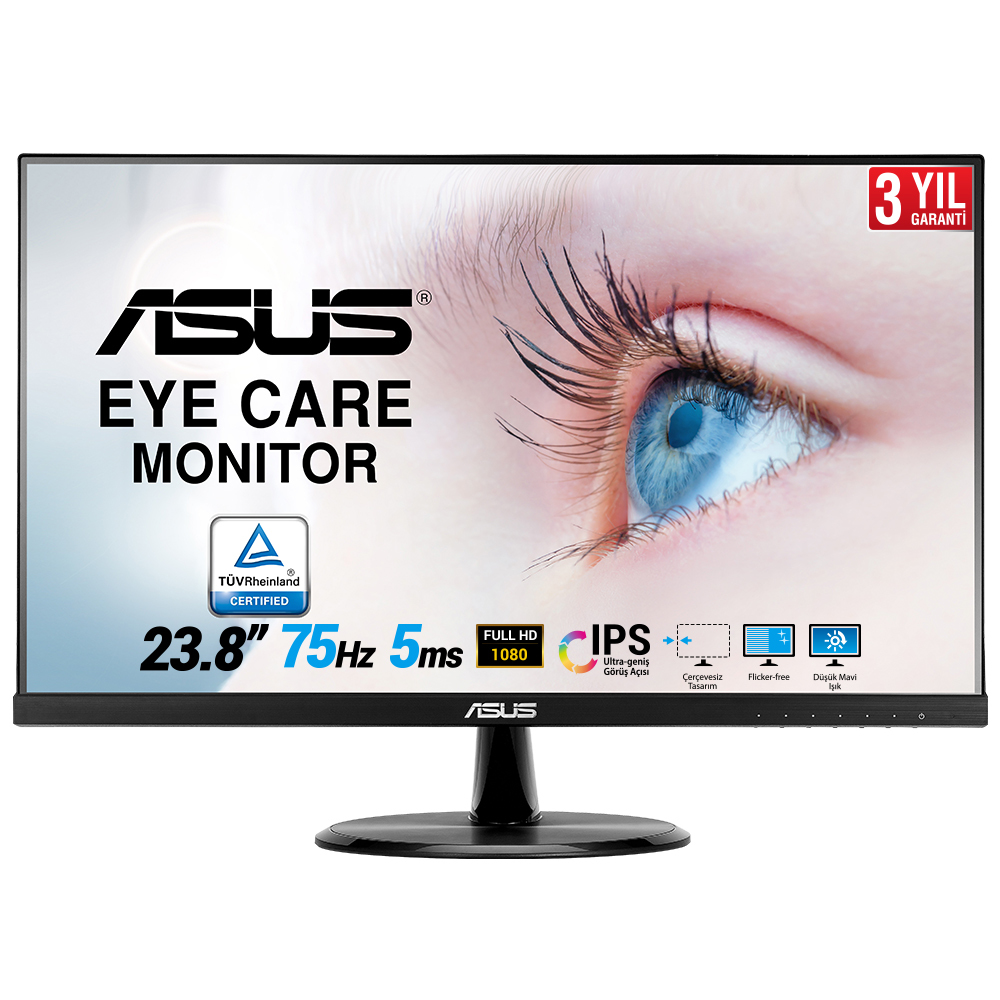 

Монитор ASUS VP249HE черный [90LM03L0-B02170], VP249HE