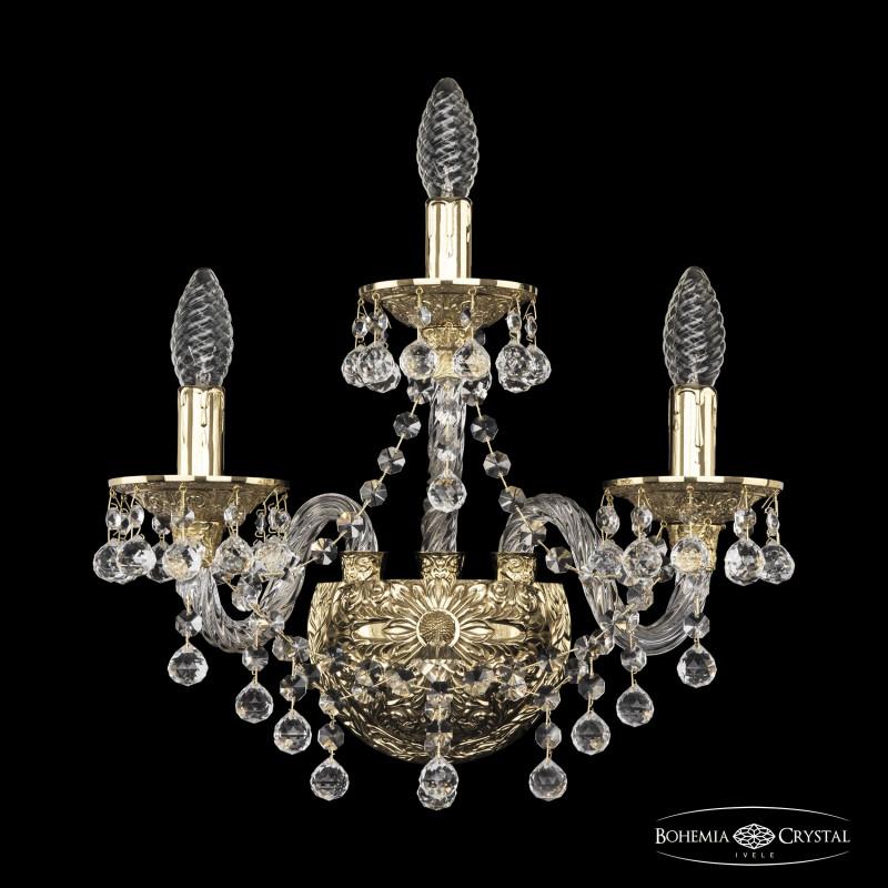 

Бра Bohemia Ivele Crystal хрустальная [16109B/2+1/141 G], хрустальная