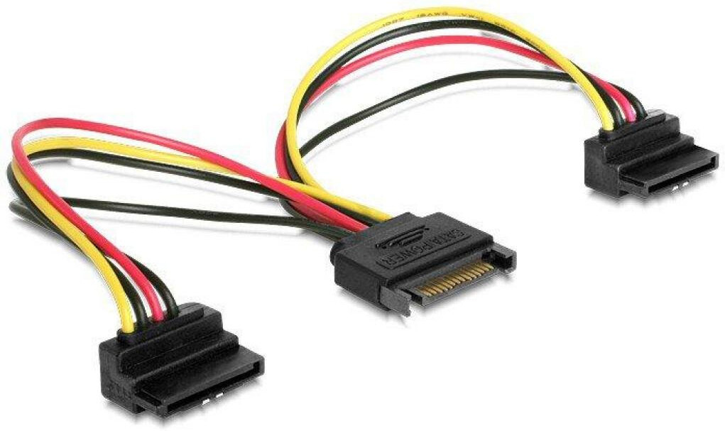 

Сплиттер Cablexpert CC-SATAM2F-02, Адаптер SATA Cablexpert CC-SATAM2F-02 0.15 м