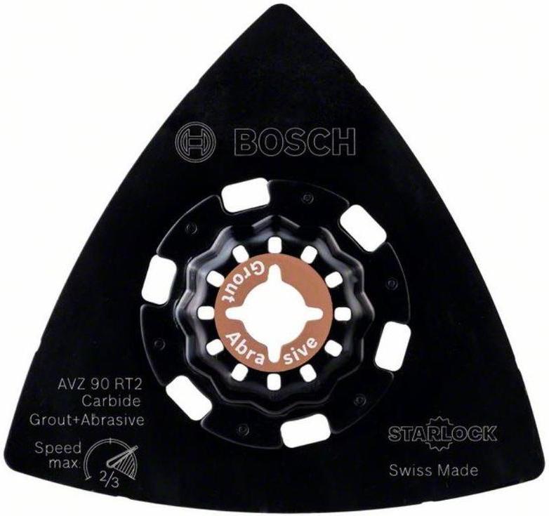 

Шлифлист Bosch Starlock ⌀90 мм зерн.20 AVZ 90 RT2 [2.608.664.351], Starlock ⌀90 мм зерн.20 AVZ 90 RT2