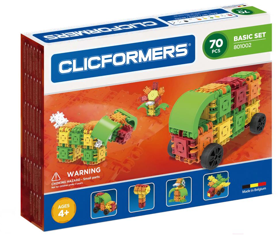 

Конструктор Clicformers Basic Set / 801002 (70эл), Basic Set 70эл