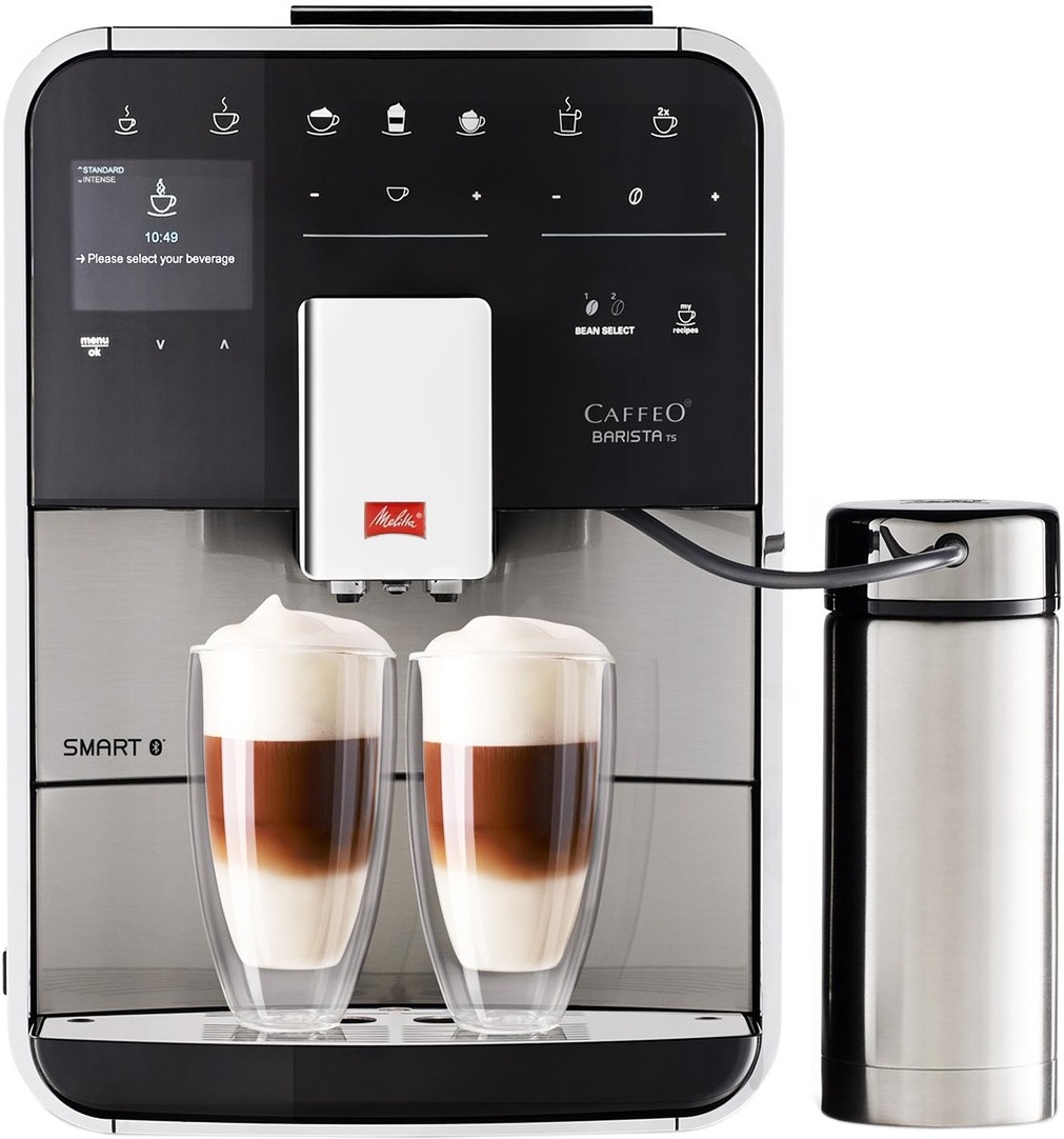 

Кофемашина Melitta Caffeo Barista Silver/Black [F 860-100], Эспрессо кофемашина Melitta Barista TS Smart F86/0-100