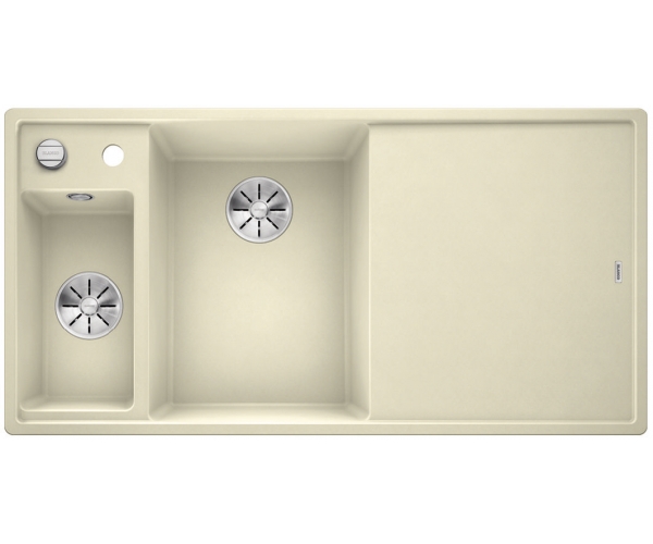 

Кухонная мойка Blanco из силгр. AXIA III 6 S чаша слева, доска стекло жасмин [524658], из силгр. AXIA III 6 S чаша слева, доска стекло