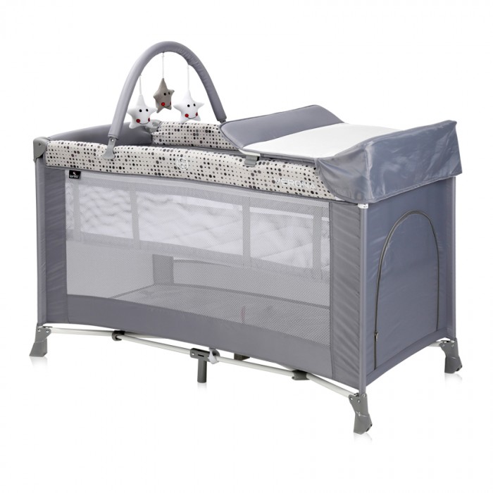

Детский манеж Lorelli Verona 2 Plus Grey Dots [10080272078], Verona 2 Plus