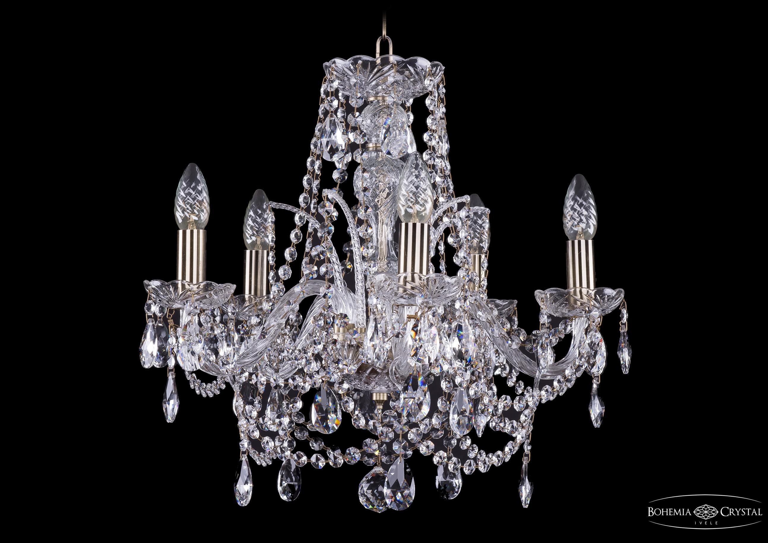 

Подвесная люстра Bohemia Ivele Crystal 1411/5/160/Pa