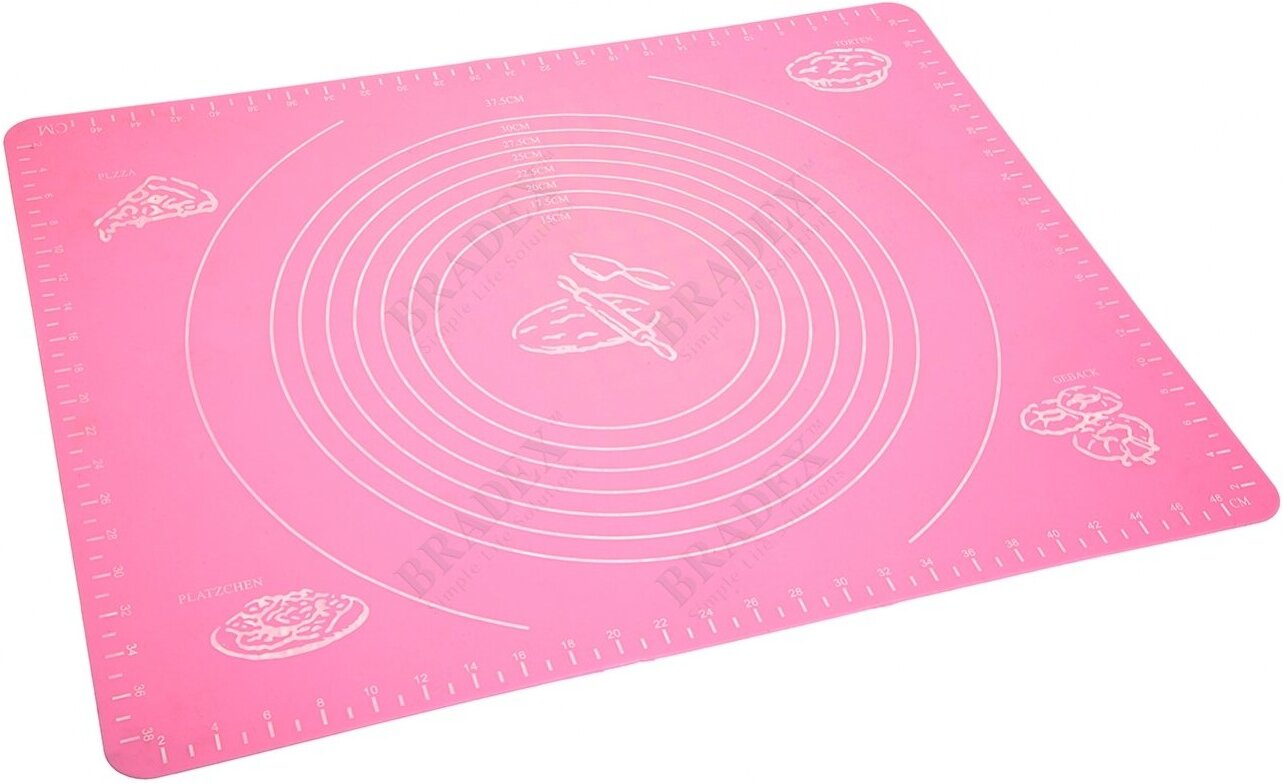 

Форма для выпечки Bradex Коврик силиконовый с разметкой (Silicone rolling cut mat) [TK 0190], Форма для выпечки Bradex Коврик силиконовый с разметкой (Silicone rolling cut mat) TK 0190
