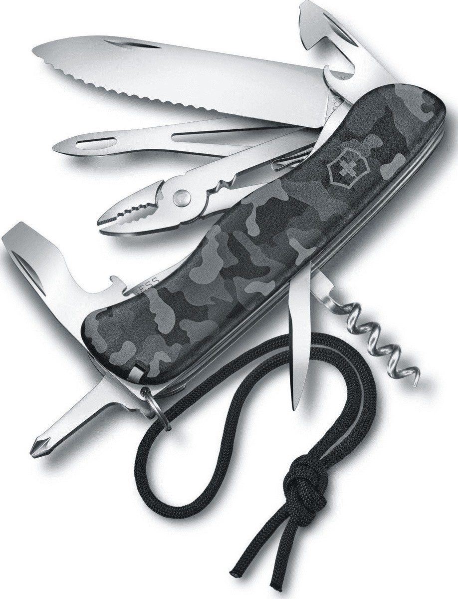 

Туристический нож Victorinox Skipper 17 функций морской камуфляж [0.8593.W942], Туристический нож Victorinox Skipper 17 функций 0.8593.W942 морской камуфляж