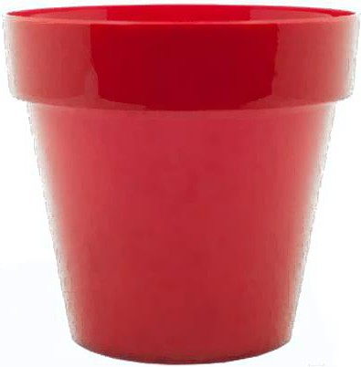

Кашпо, горшок для растений BergHOFF Crystal красный, Горшок BigPlast Crystal 35295 красный