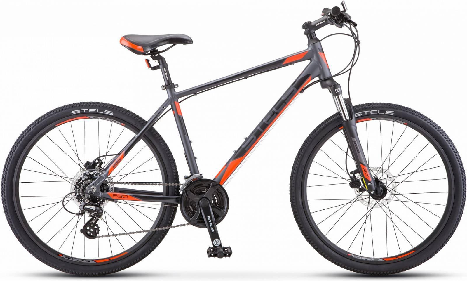 

Велосипед Stels Navigator-630 D 26" K010 16 дюймов [LU092651,LU080771] антрацитовый/красный, Navigator-630 D 26" K010 16 дюймов