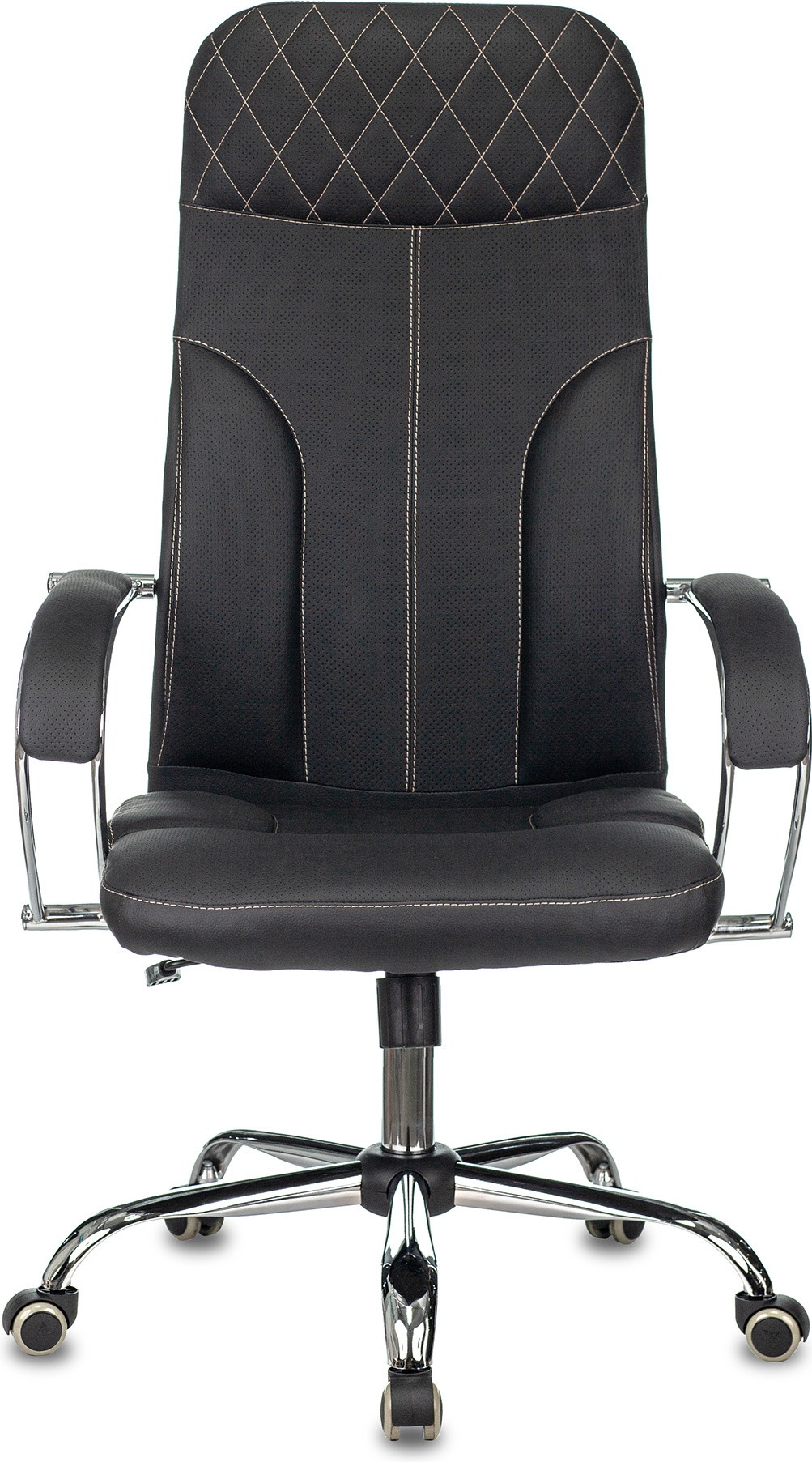 

Офисное кресло Бюрократ KE-708SL TW-01 TW-11 искусст.кожа/ткань Black