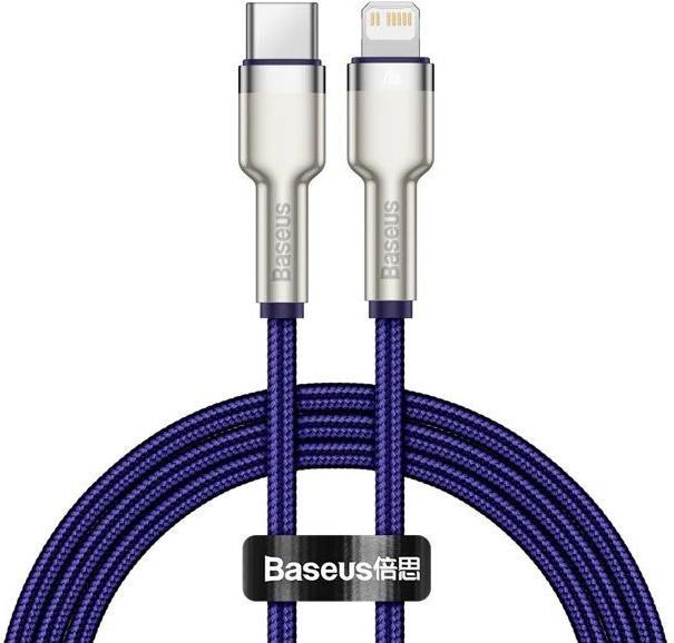 

Кабель для компьютера Baseus CATLJK-A05, Кабель Baseus CATLJK-A05 Cafule Series Metal Data Cable Type-C to Lightning 20W 1m Purple (Baseus Cafule Series Metal Data Cable Type-C to iP PD 20W 1m Purple (CATLJK-A05))