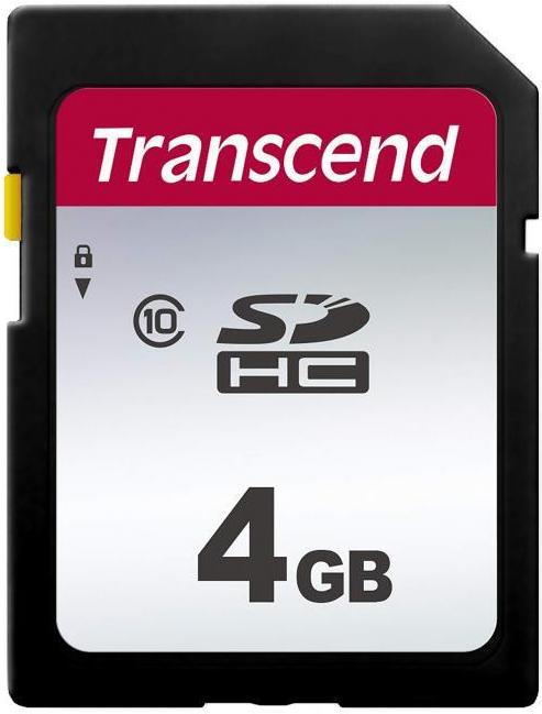 

Карта памяти Transcend SD 4GB SDHC Class 10 [TS4GSDC300S], Карта памяти Transcend SD 4GB SDHC Class 10 TS4GSDC300S